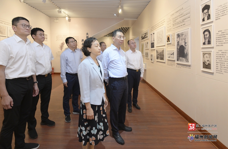 郭宁宁吴贤德调研沈葆桢故居保护修缮及有关展陈工作