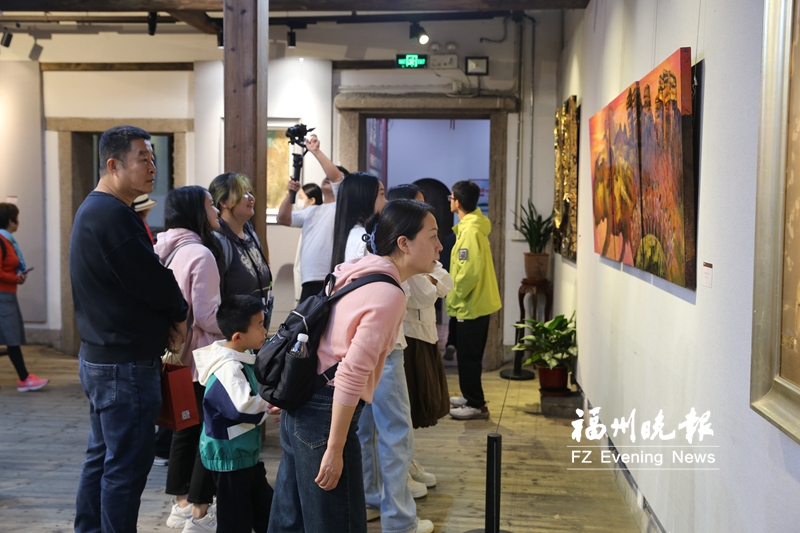 福建当代漆艺术作品展开幕 近百件作品展至11日