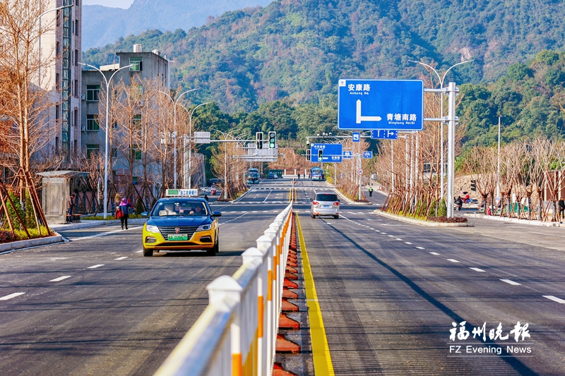 连江丹凤西路一期通车 到县总医院看病方便了