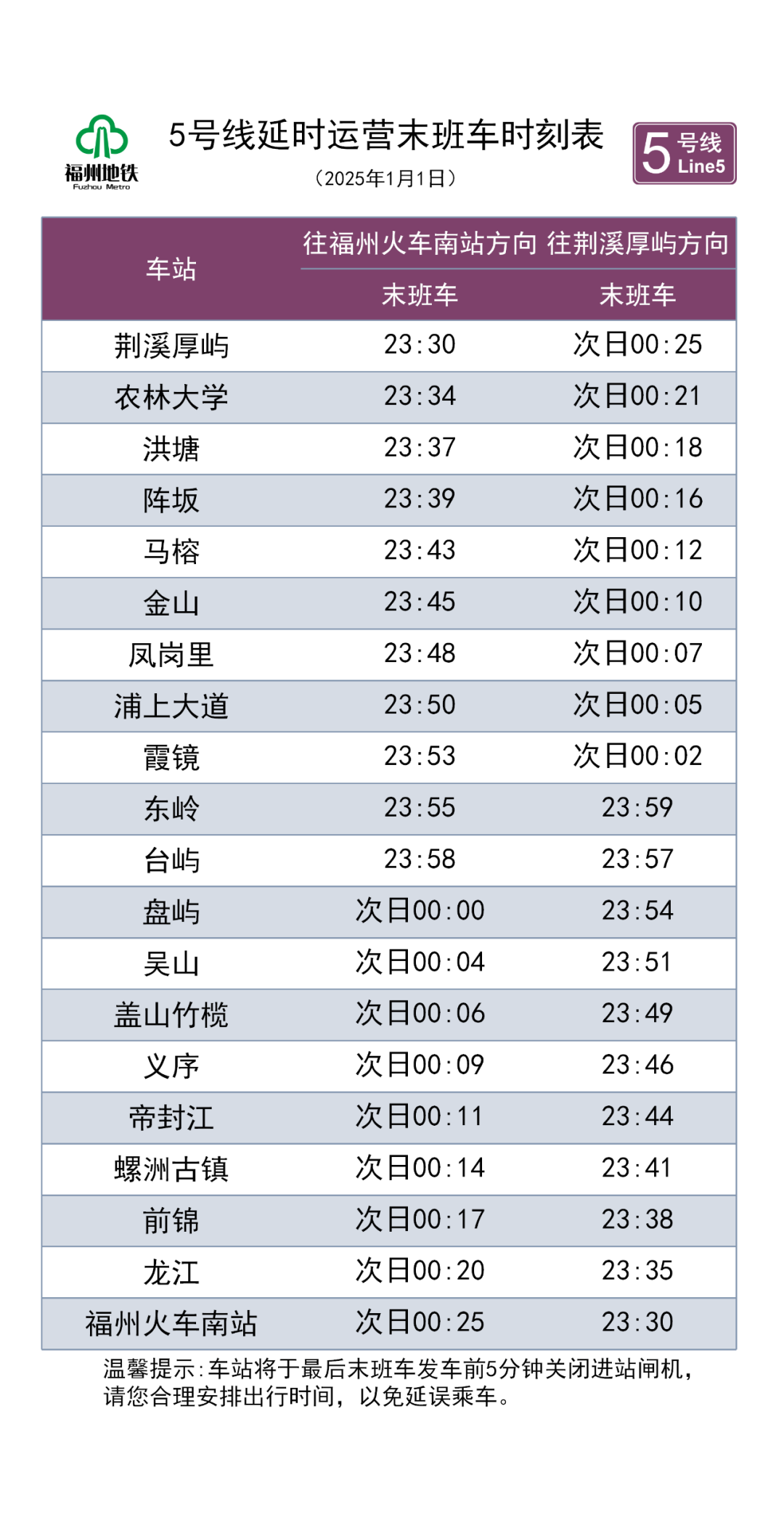 跨年夜,、元旦假期，福州地鐵延長運(yùn)營服務(wù)時間,！