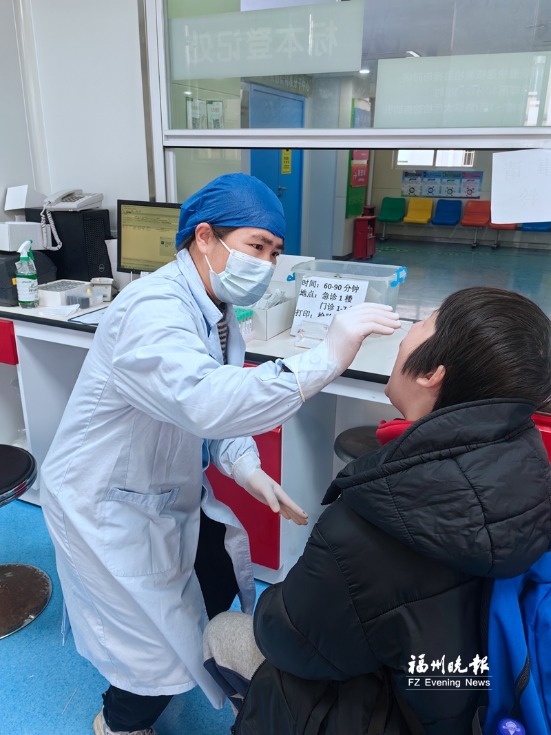 福州儿童医院新举措 呼吸道病原可到家检测