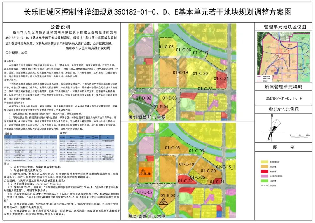 長樂一片區(qū)規(guī)劃調(diào)整,！涉及多幅商住用地