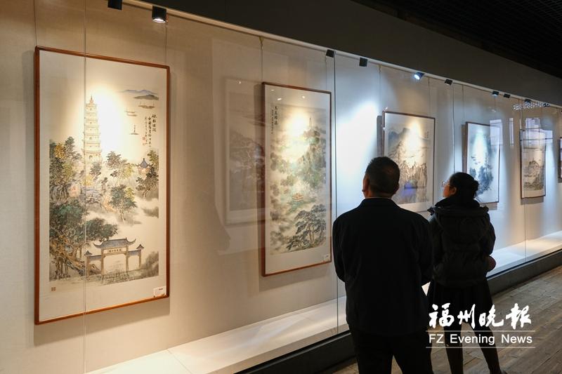 来看诗画“中国塔” 展览在三坊七巷举行 持续至27日