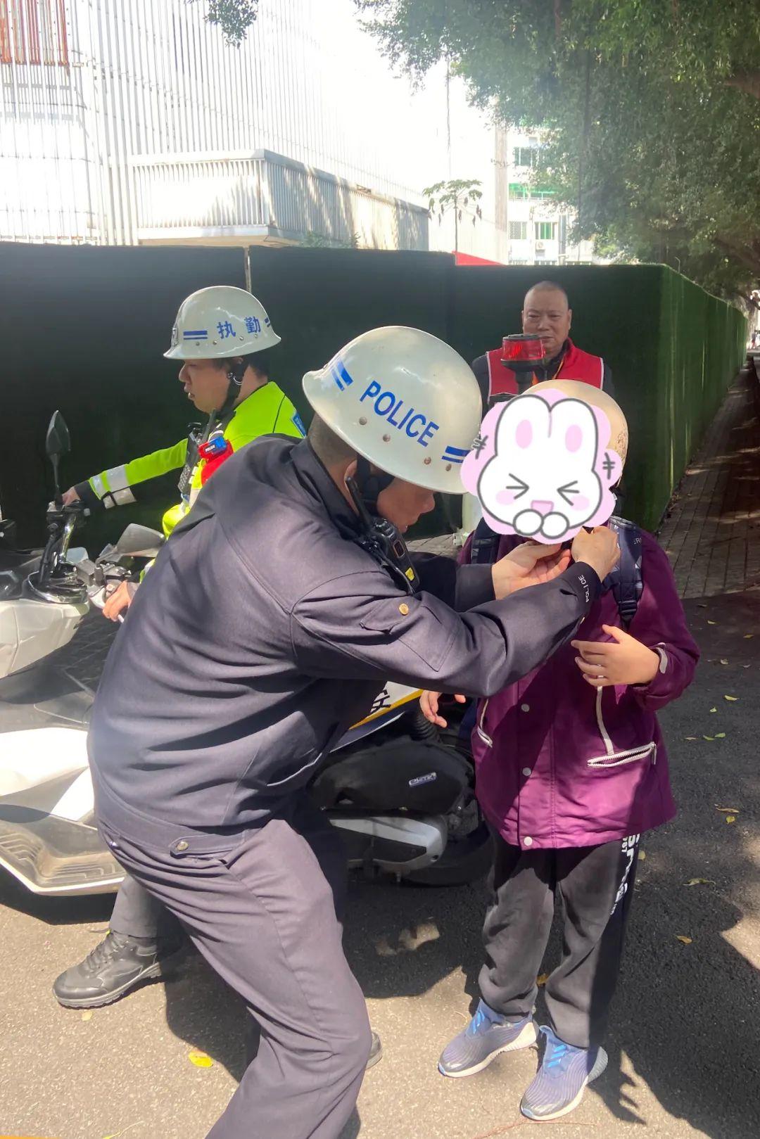 事发福州市中心！交警喊话：“你坐我摩托车回去！”