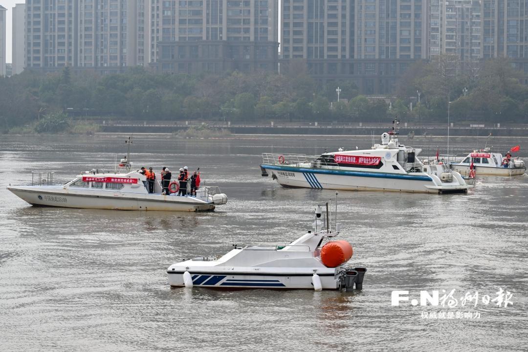 闽江禁渔执法行动启动 首次引入中型无人机、智能无人船用于水上执法