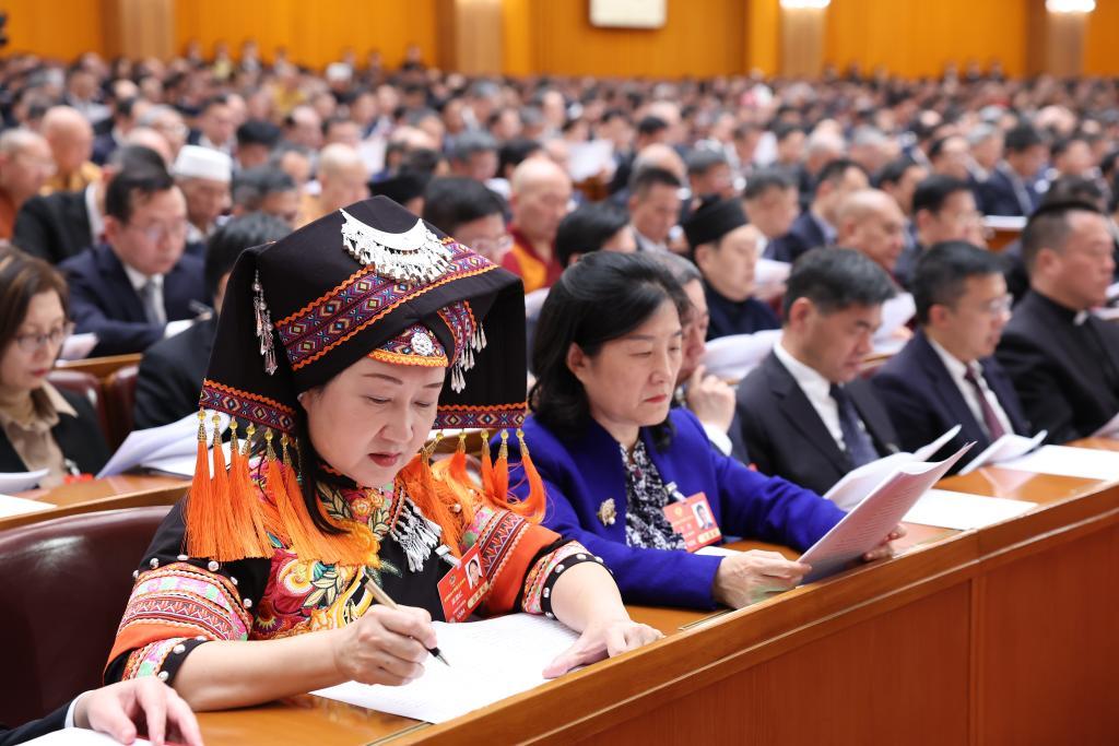 全国政协十四届三次会议开幕会在京举行