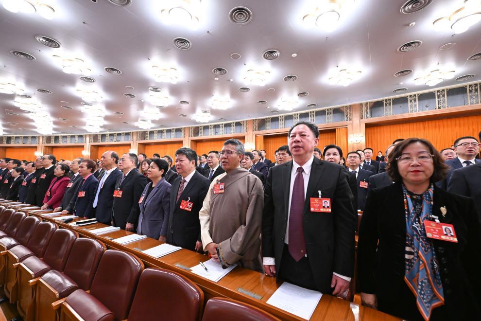 全国政协十四届三次会议开幕会在京举行