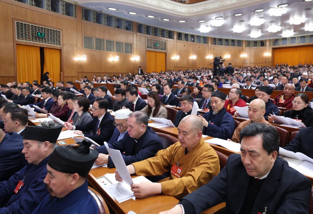 全国政协十四届三次会议开幕会在京举行