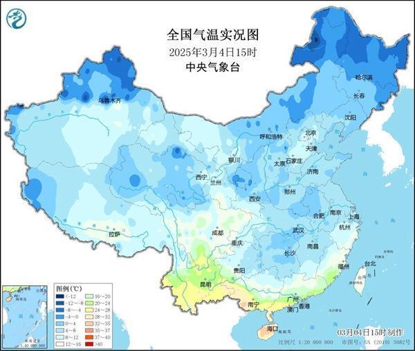 寒潮影响已近尾声 南方回暖乏力湿冷还将持续四五天
