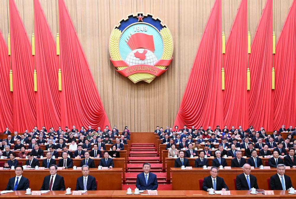 全国政协十四届三次会议在京开幕 习近平等党和国家领导人到会祝贺