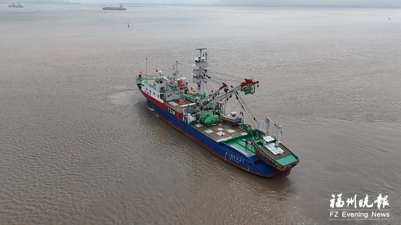 福州“智”造国际领先 两艘大型金枪鱼围网船交付