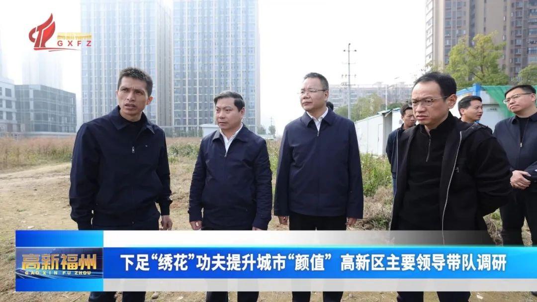 下足“绣花”功夫提升城市“颜值”！福州高新区主要领导带队调研重点项目