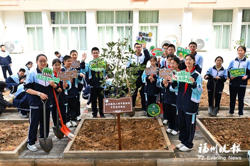 福州：大家一起来 植树添新绿