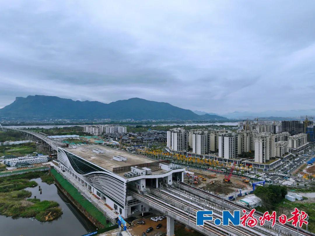 好消息！福州滨海快线启动列车上线动态调试