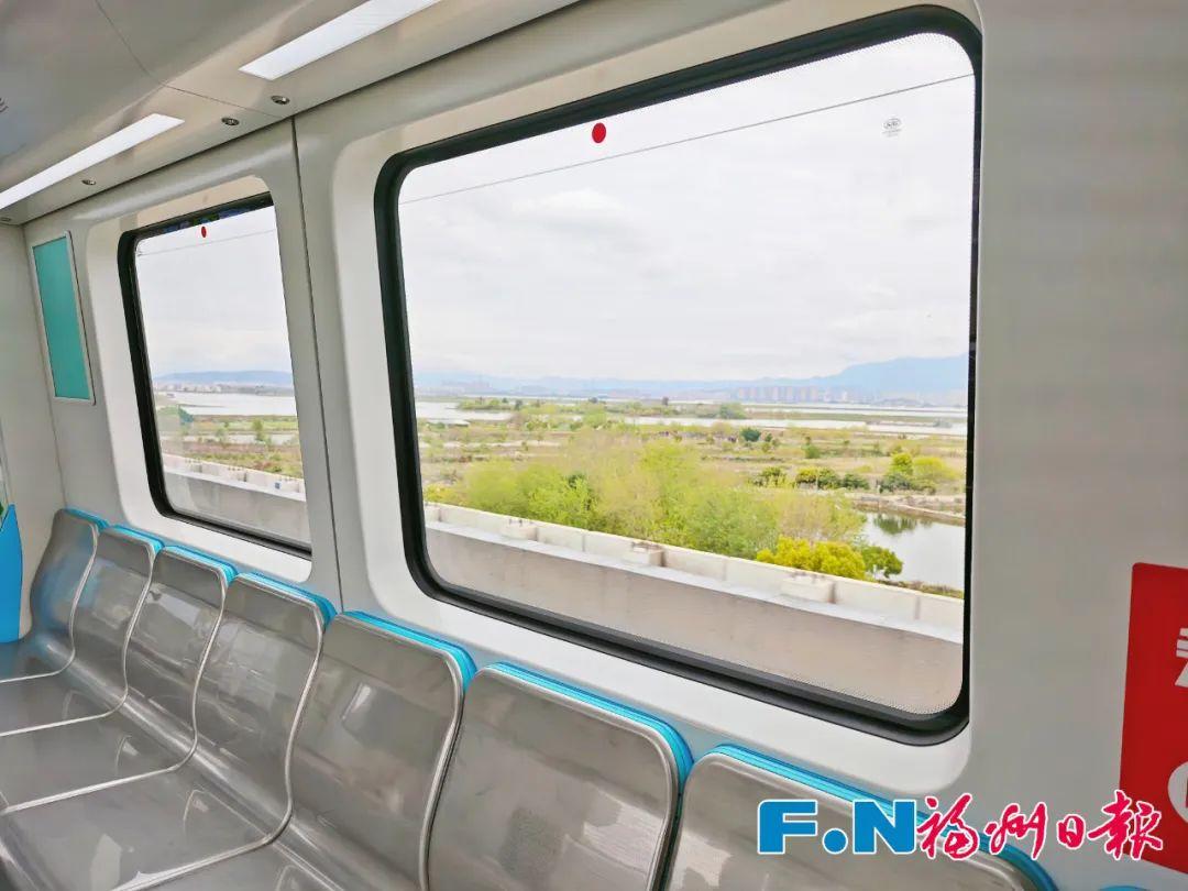 好消息！福州滨海快线启动列车上线动态调试