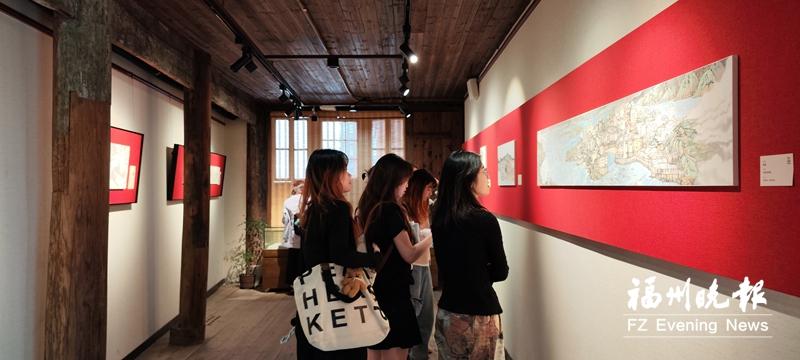 福州老建筑写生创作展开幕 将展至5月7日