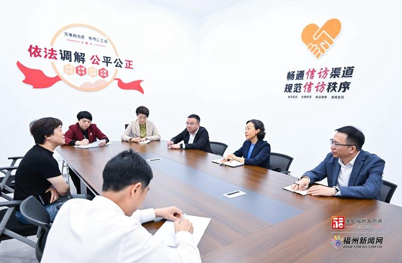 郭宁宁赴闽清接待群众来访并开展调研