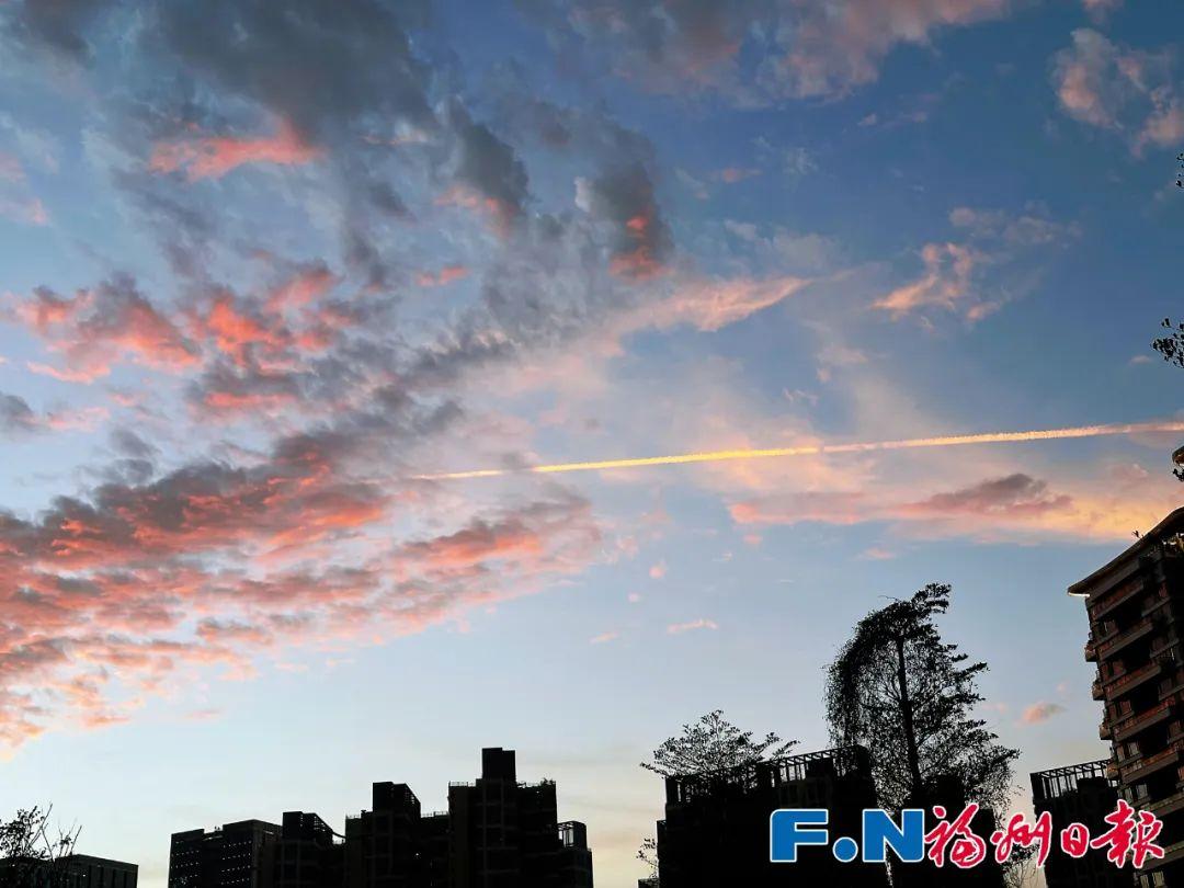 福州晚霞刷屏！朋友圈“红”了！