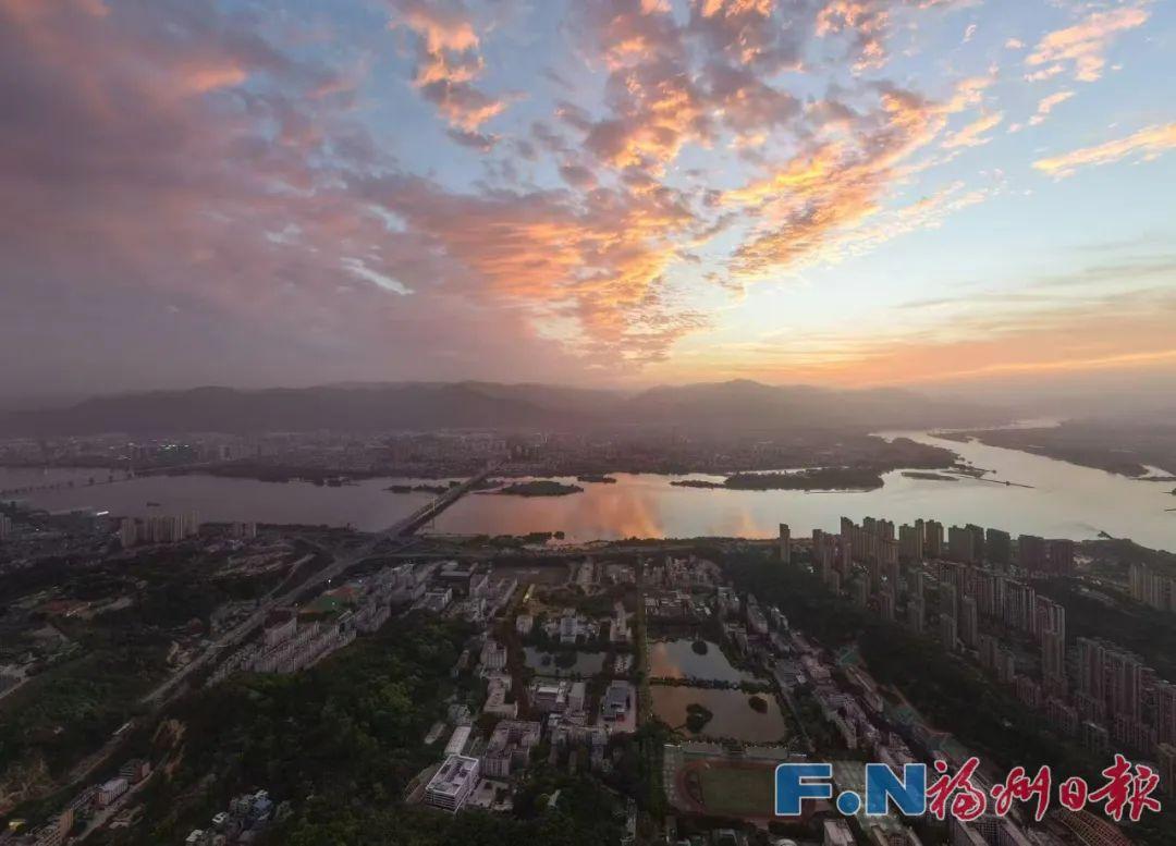 福州晚霞刷屏！朋友圈“红”了！