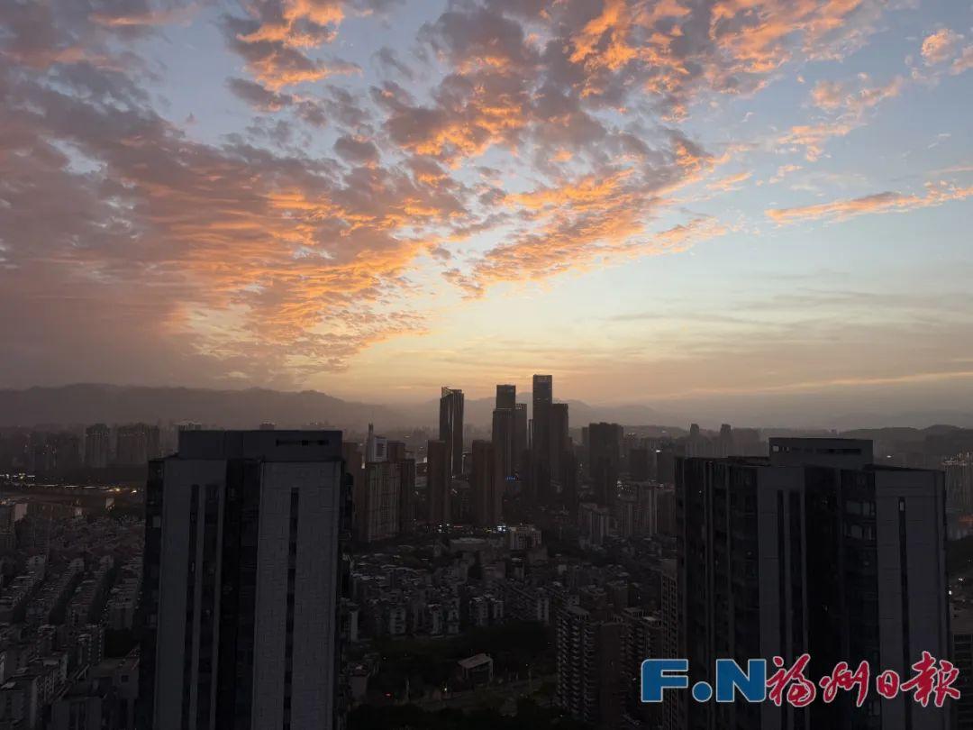 福州晚霞刷屏！朋友圈“红”了！