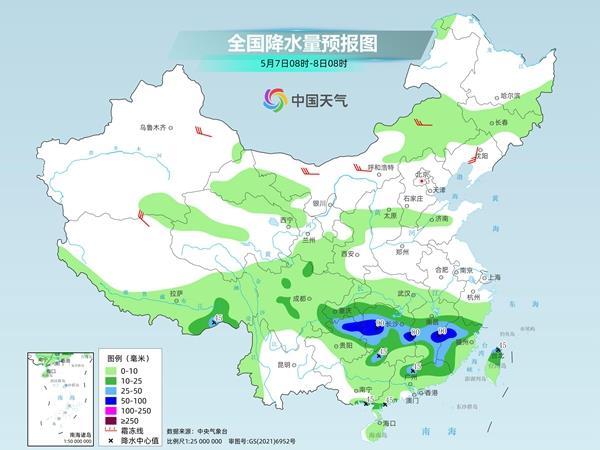 明起南方新一轮降雨来袭 福建局地有暴雨