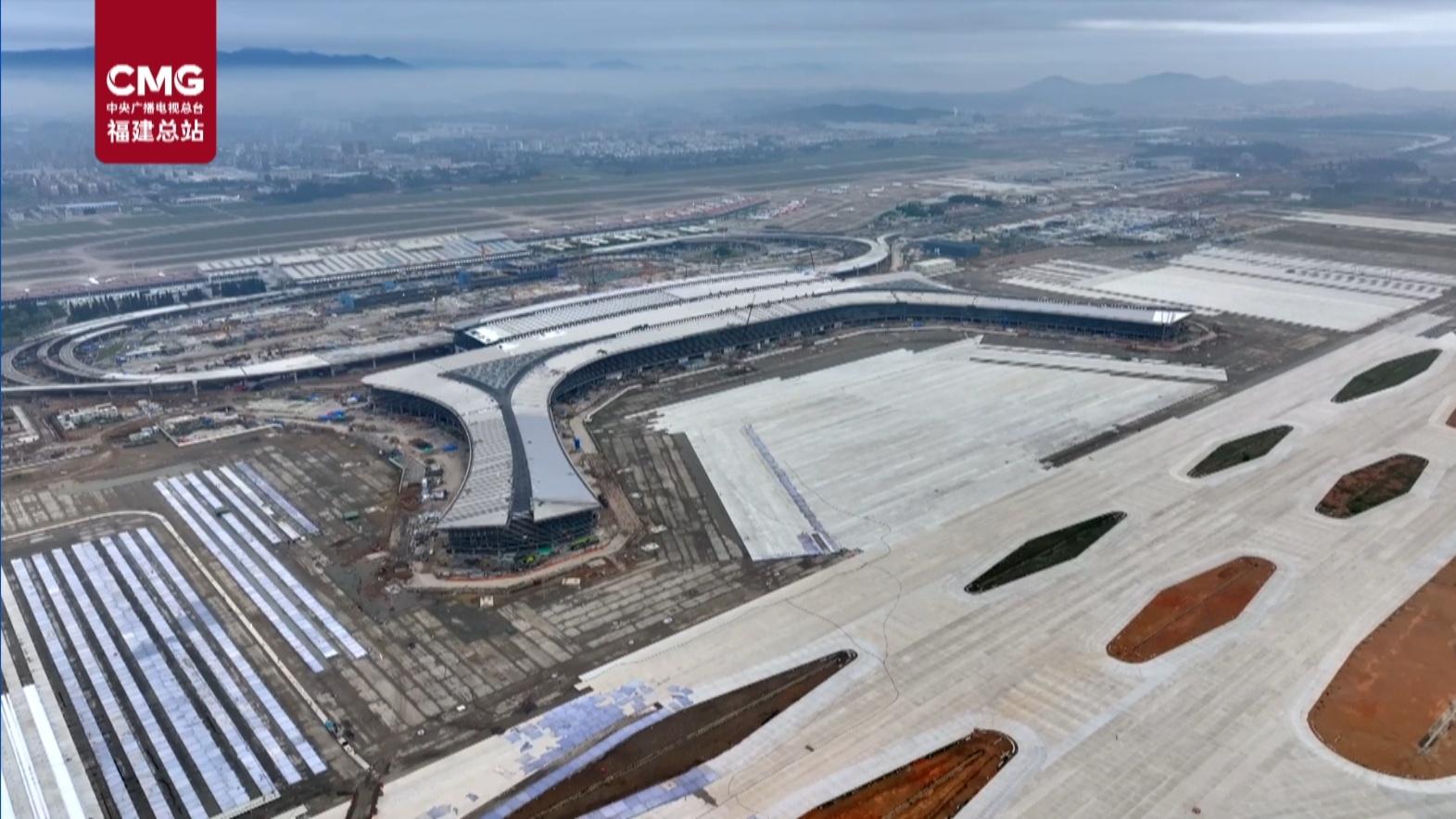 福州机场新建主跑道全线贯通