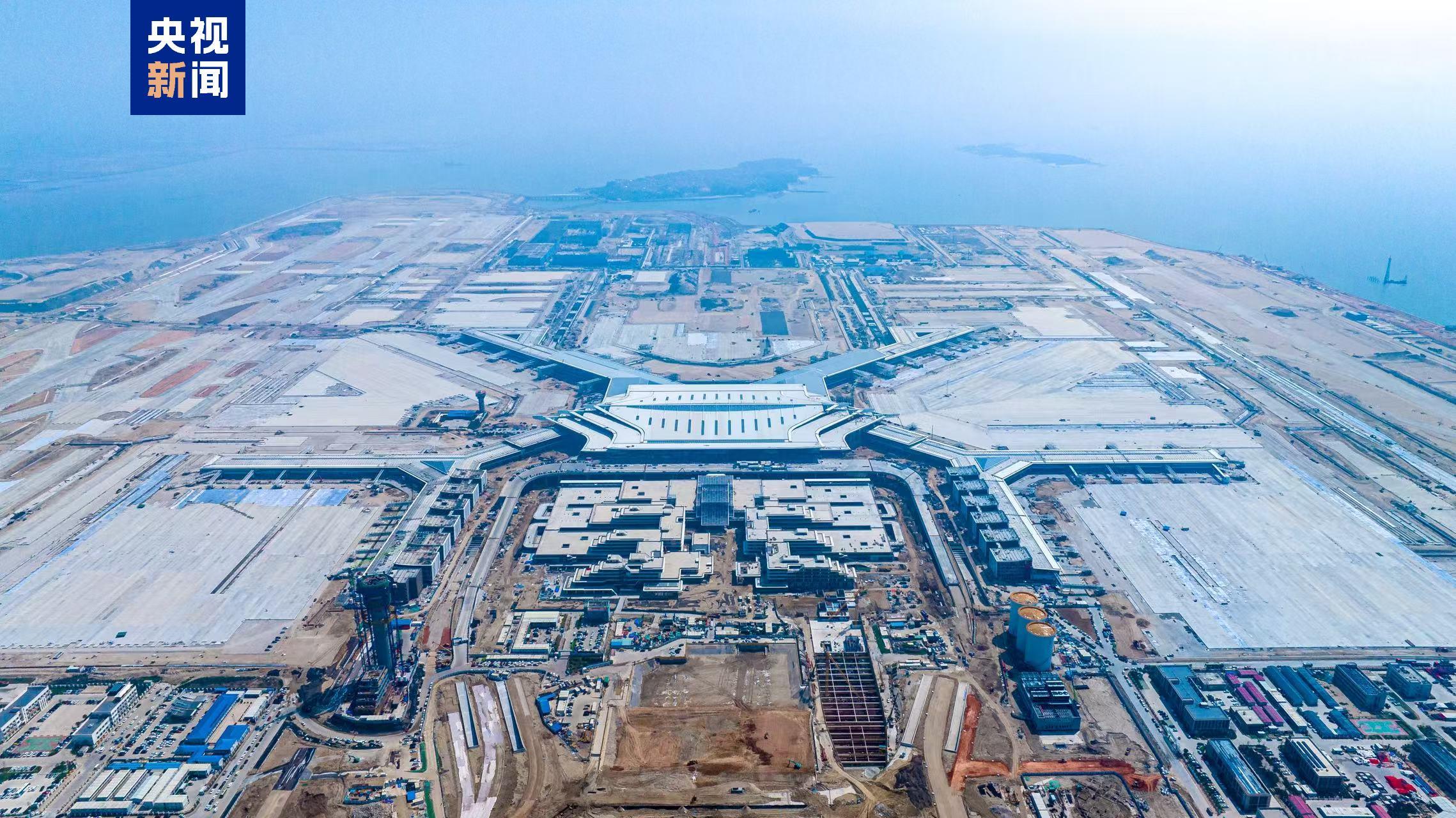 厦门翔安国际机场空管塔台主体结构正式封顶