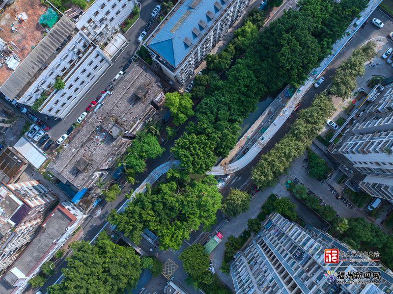 7月开放！百福桥高空景观步道延伸至观风亭街