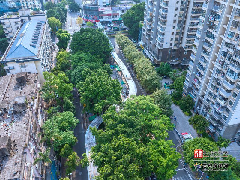 7月开放！百福桥高空景观步道延伸至观风亭街
