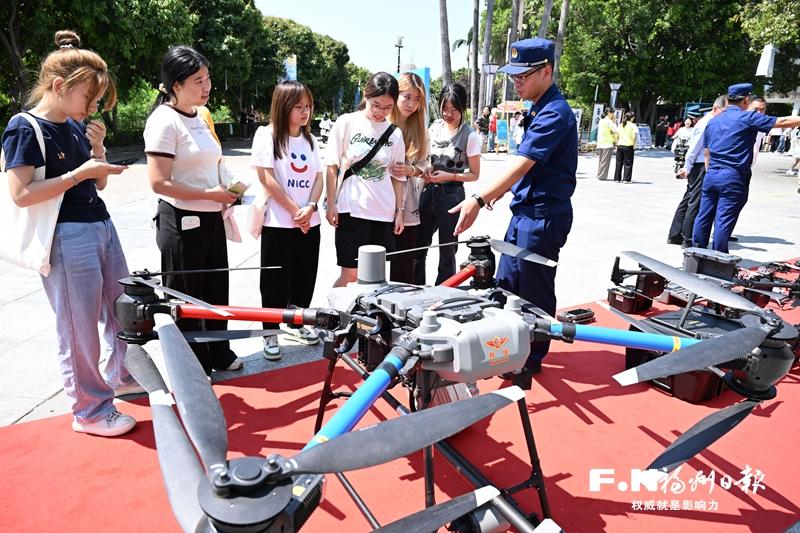 福州市防灾减灾日宣传活动走进福建农林大学：人人讲安全 个个会应急