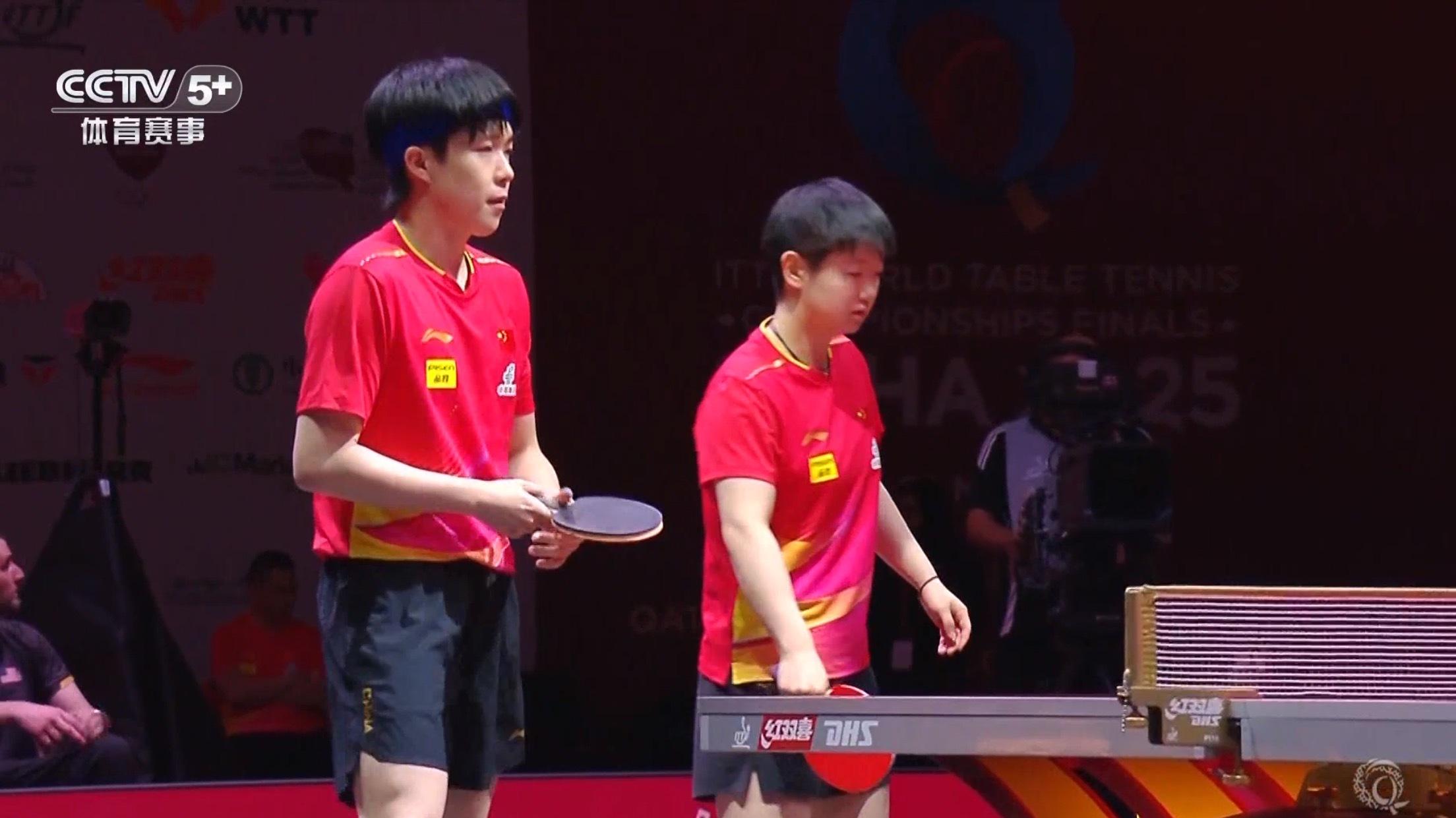 光速晋级！“莎头组合”3-0战胜美国组合