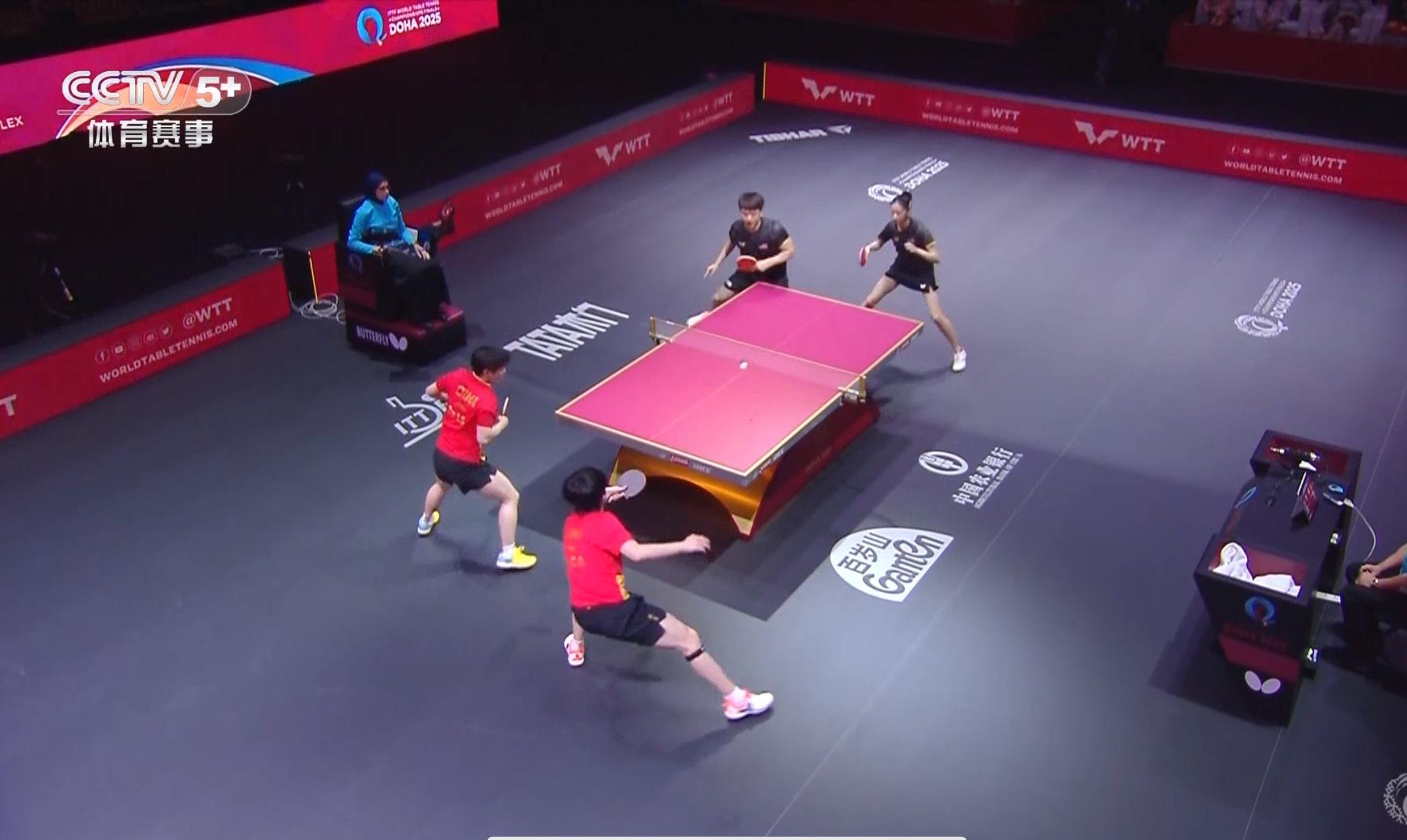 光速晋级！“莎头组合”3-0战胜美国组合