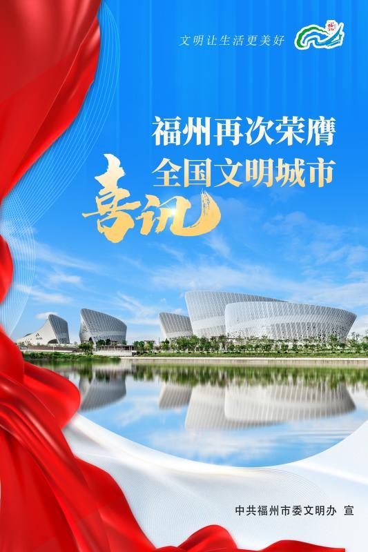 公益广告丨福州再次荣膺全国文明城市