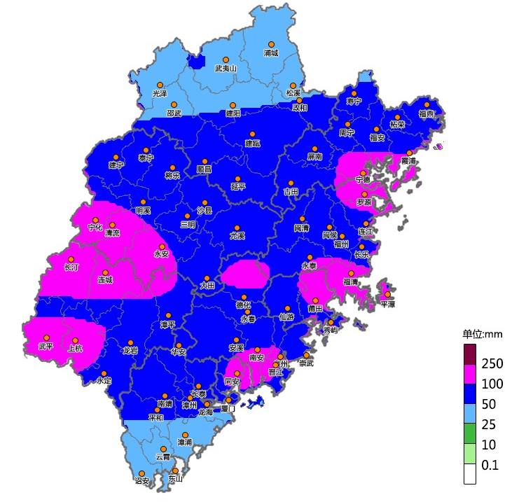 暴雨预警Ⅳ级！28~29日福建省有大范围暴雨过程，注意防范
