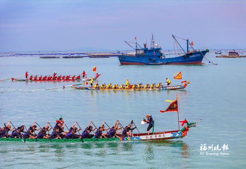 连江定海海上龙舟竞赛来了 将持续到端午节