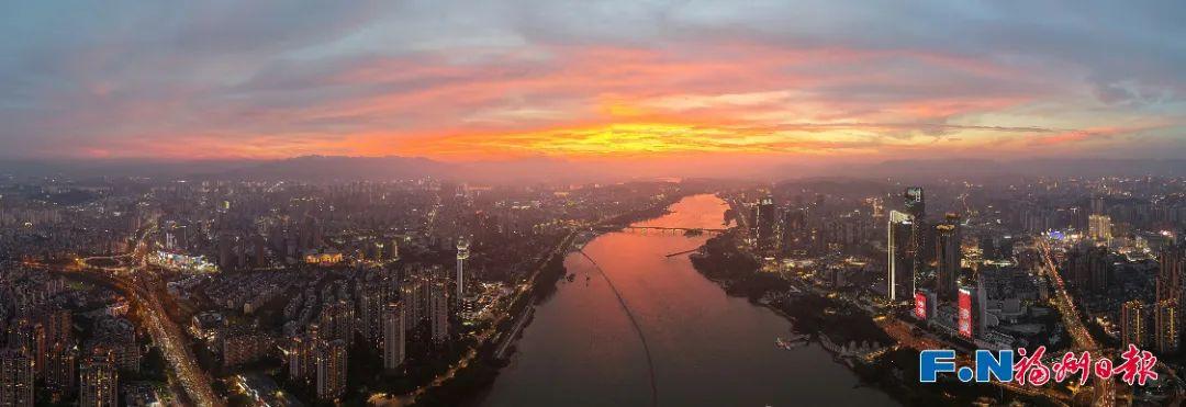 福州晚霞刷屏了！