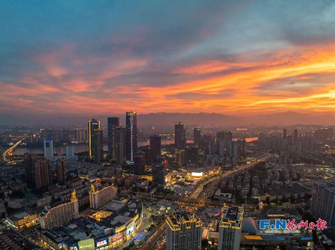 福州晚霞刷屏了！