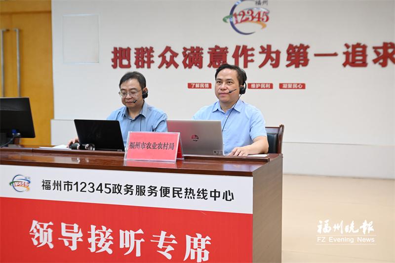 市农业农村局领导接听12345热线 权威解答这些热点问题