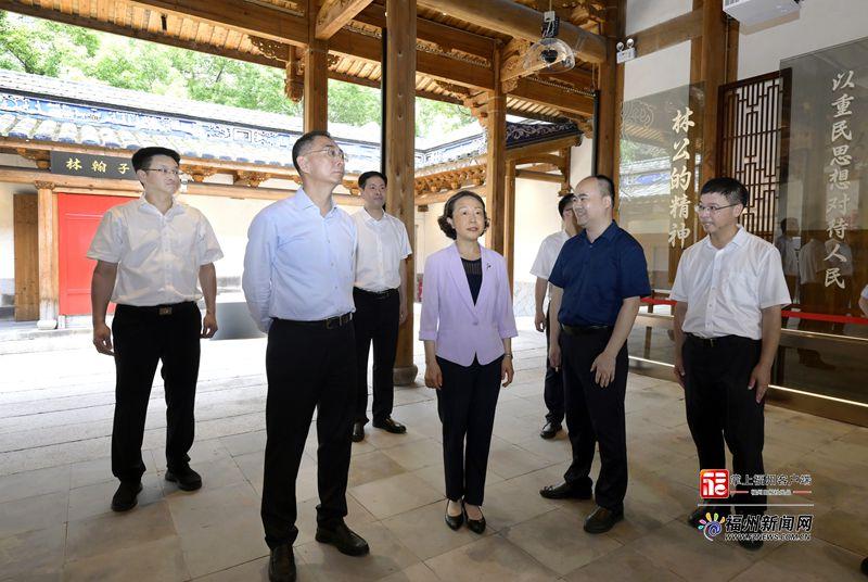 郭宁宁吴贤德调研闽都文化保护传承有关工作