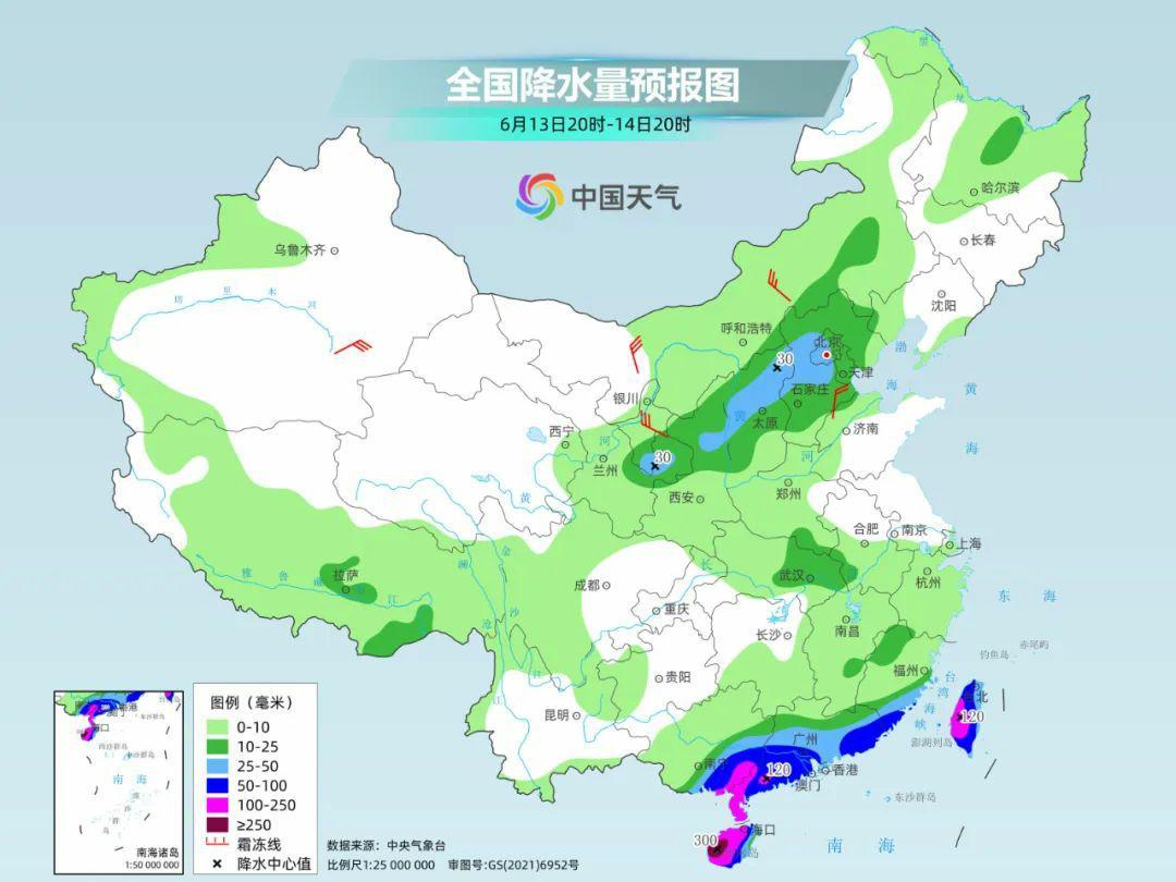 明后天华南进入台风雨最强时段 大范围高温将接档台风