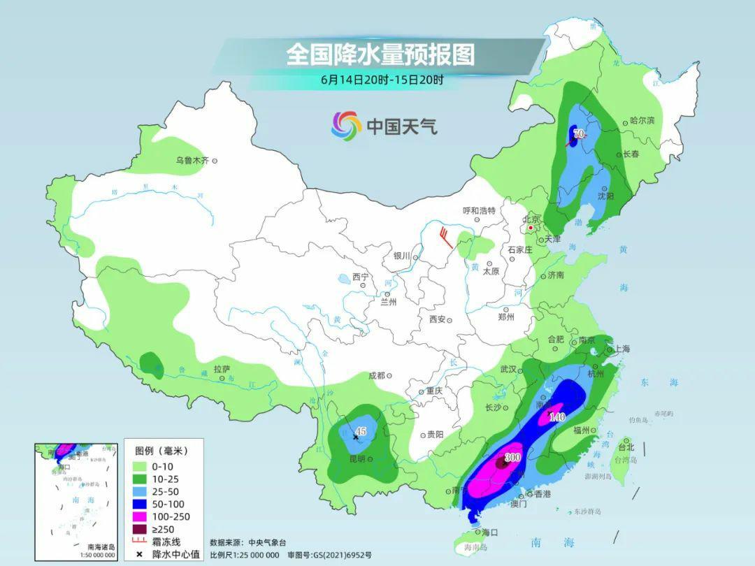 明后天华南进入台风雨最强时段 大范围高温将接档台风