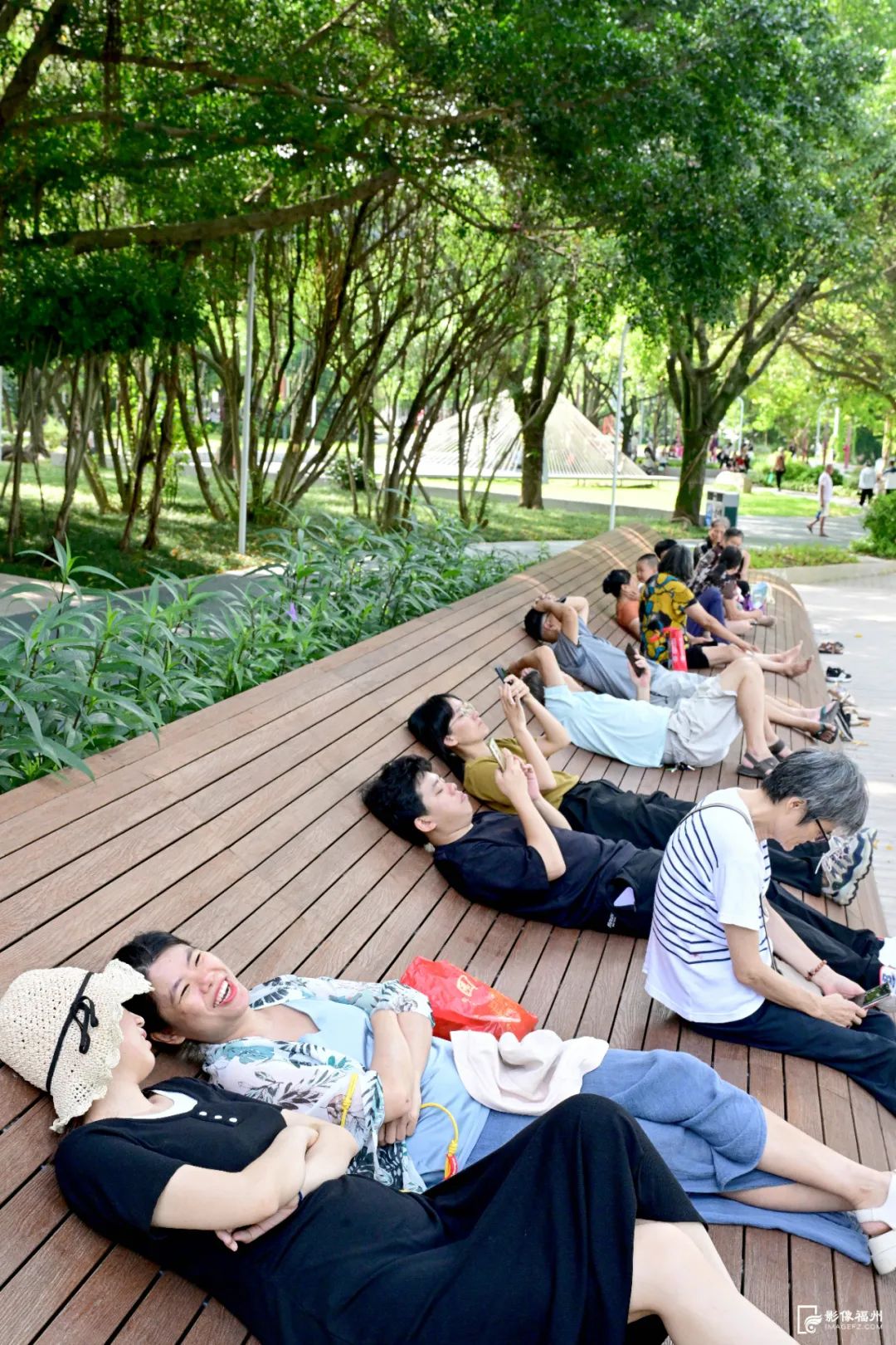 松弛感拉满！福州这里的“躺平椅”不简单！