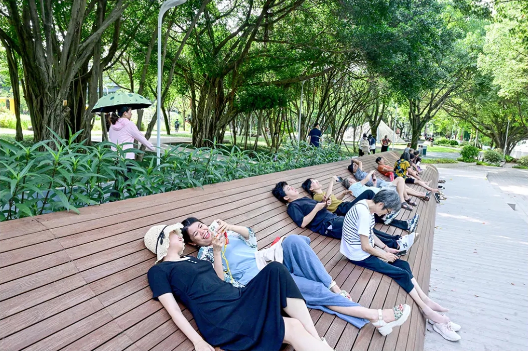 松弛感拉满！福州这里的“躺平椅”不简单！