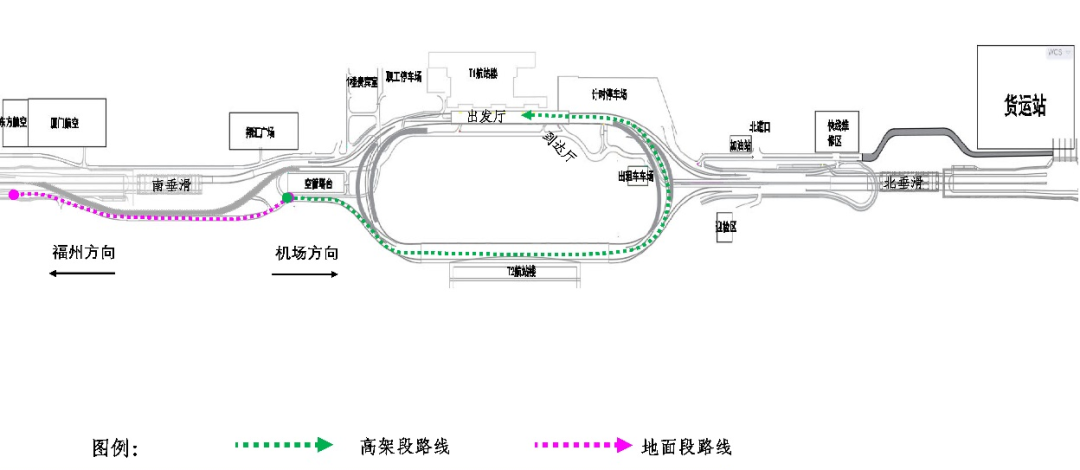 今天16时，福州长乐国际机场二期高架桥正式投用