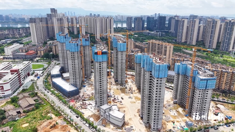 福州高新区融景苑安置房全面封顶 预计明年1月竣工验收