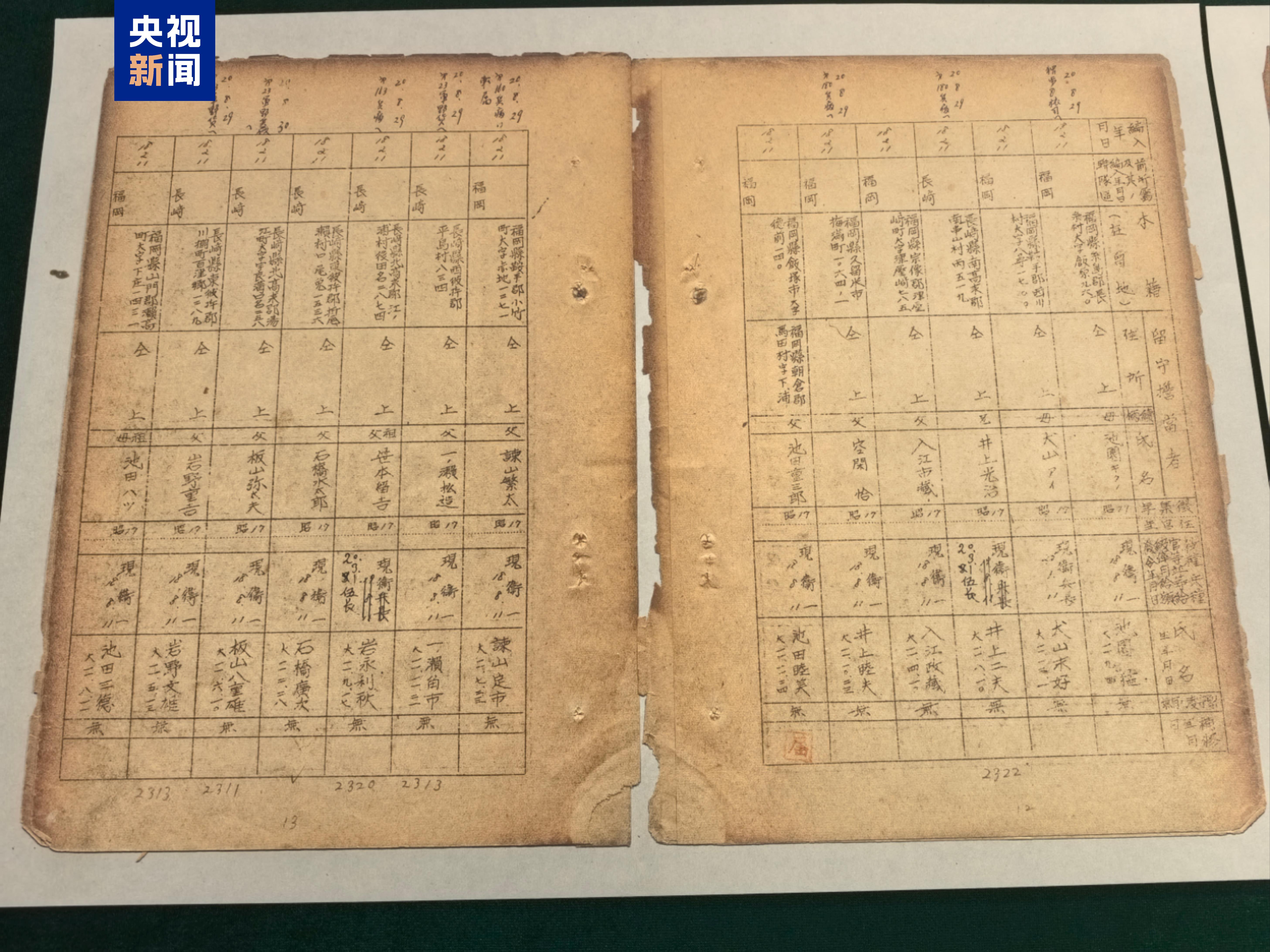 侵华日军华南细菌战重要铁证！“波第8604部队”完整名册首现国内