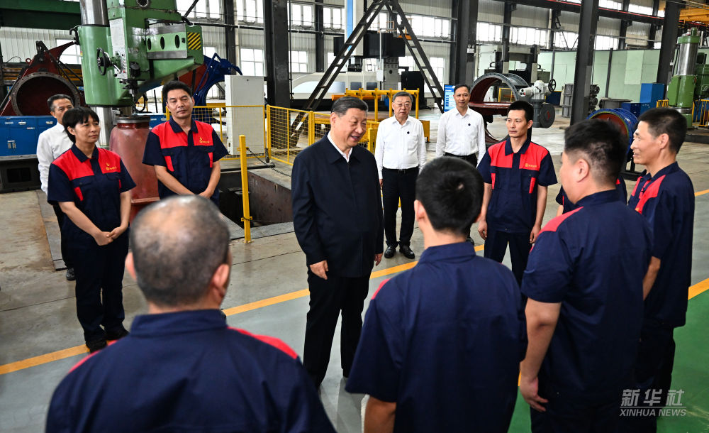 习近平在阳泉考察制造业企业发展