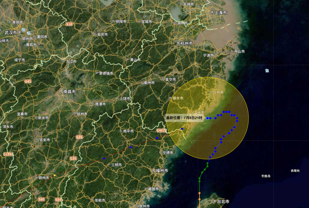 台风“丹娜丝”登陆！福州多地刮狂风！