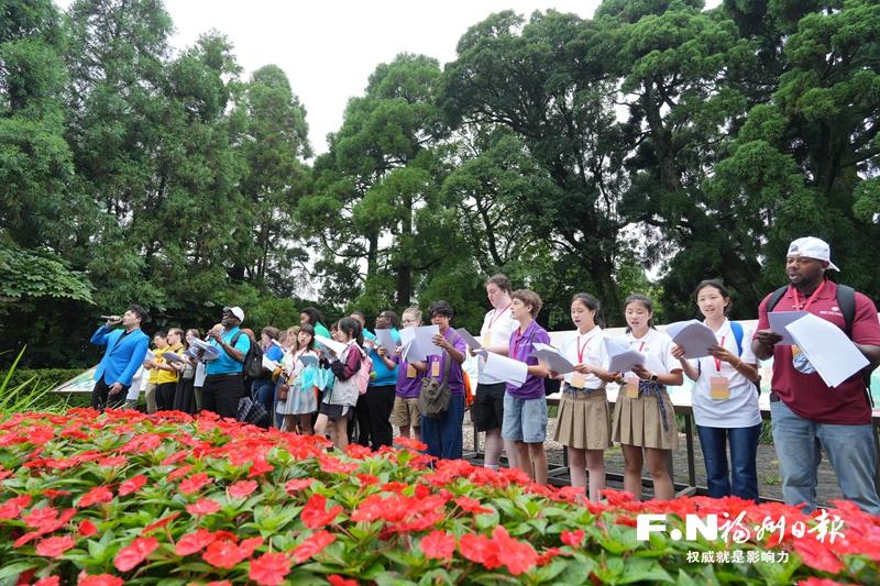 中美青少年共绘《鼓岭缘·和平之约》