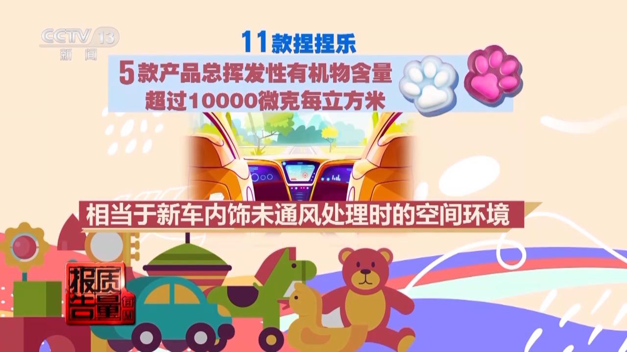 当心“有毒”玩具 实测11款“捏捏乐”100%检出甲醛等成分